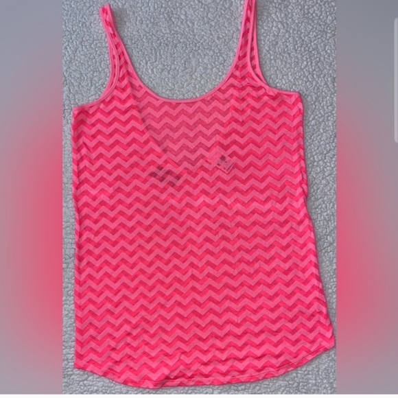 Pink Victoria's Secret Vintage Neon top or Cover-up - Picture 2 of 5